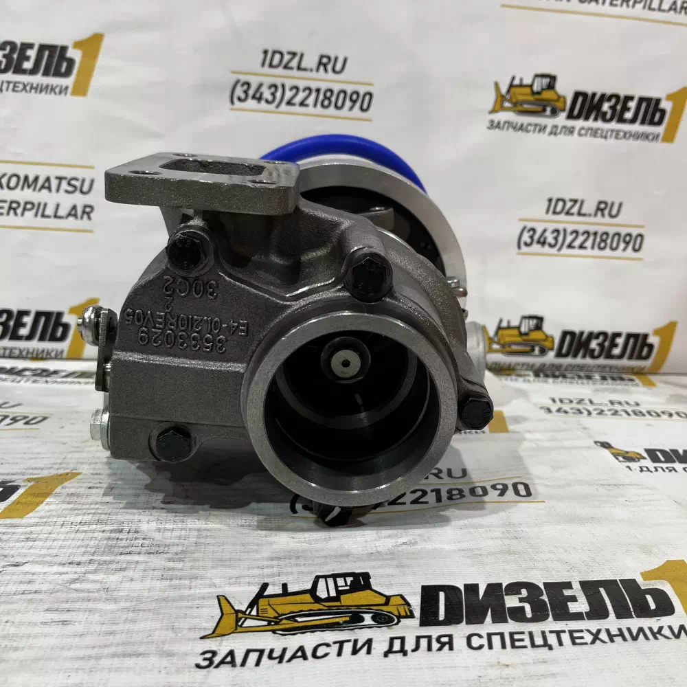 Турбокомпрессор 3800709 Cummins B3.9, 4BTA3.9, QSB3.9, 4EQB, 4ISB, 4BTAA (3592016; 3592015; 3537562) фото